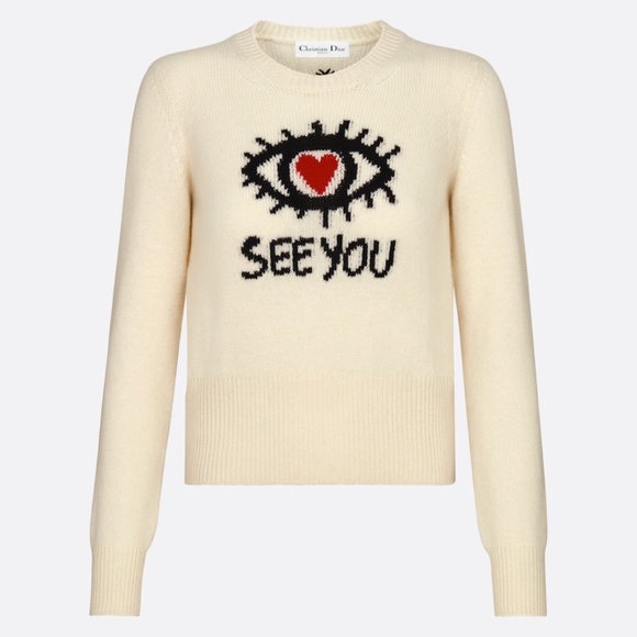 Christian Dior 2020 I SEE YOU Cashmere Sweater (Size Small)